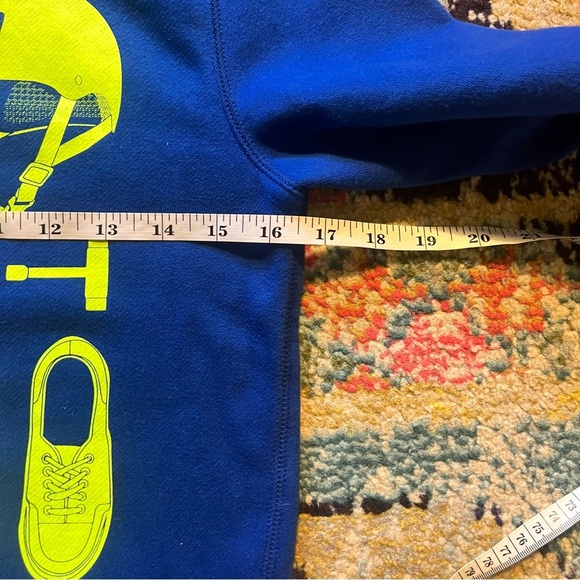 Gap Kids Blue Skateboard Graphic Pull On Sweatshirt Boys Size Large - Picture 3 of 5